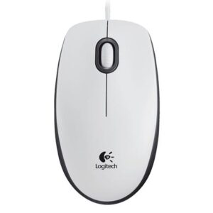 MOUSE USB OPTICAL M100/WHITE 910-005004 LOGITECH