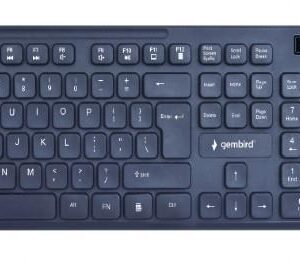 KEYBOARD +MOUSE WRL ENG/DESKTOP BK KBS-WCH-03 GEMBIRD